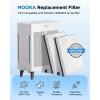 image4 Pack Replacement Filters Compatible with MOOKA HKB320F Air PurifierGenuine Washable PreFilter with Activated Carbon