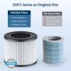 imageAir Purifier and Filter Combo Air Purifiers for Home Large Rooms up to 1200ft MOOKA H13 True HEPA Air Purifier for Bedroom Pets with Fragrance Sponge Timer Air Filter Cleaner