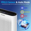 imageAir Purifiers for Home Large Room 1650ft with PM25 Air Quality Sensor  Official Replacement Filter