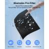 imageAir Purifiers for Home Large Room 2200 Ft with Washable Filters MOOKA HEPA Filter Pet Air Purifier for Bedroom with Fragrance Air Cleaner for Smoke Dust Pollen Pets Hair Odor KJ190L WhiteWhite