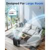 imageAir Purifiers for Home Large Room 2200 Ft with Washable Filters MOOKA HEPA Filter Pet Air Purifier for Bedroom with Fragrance Air Cleaner for Smoke Dust Pollen Pets Hair Odor KJ190L WhiteBlack