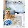 imageAir Purifiers for Home Large Room 2200 Ft with Washable Filters MOOKA HEPA Filter Pet Air Purifier for Bedroom with Fragrance Air Cleaner for Smoke Dust Pollen Pets Hair Odor KJ190L WhiteWhite