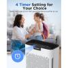 imageAir Purifiers for Home Large Room 2200 Ft with Washable Filters MOOKA HEPA Filter Pet Air Purifier for Bedroom with Fragrance Air Cleaner for Smoke Dust Pollen Pets Hair Odor KJ190L WhiteWhite
