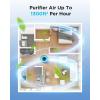 imageAir Purifiers for Home Large Room Pets Up to 1300 Sq Ft MOOKA H13 True HEPA Air Purifier Cleaner with 360 Air Inlet Fragrance 13dB Air Purifier for Bedroom Wildfire Smoke Pet Dust Pollen BlackAPS0610L Black