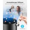 imageAir Purifiers for Home Large Room Pets Up to 1300 Sq Ft MOOKA H13 True HEPA Air Purifier Cleaner with 360 Air Inlet Fragrance 13dB Air Purifier for Bedroom Wildfire Smoke Pet Dust Pollen BlackAPS0610L Black