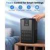 imageAir Purifiers for Home Large Room Up to 1250 FtMOOKA H13 HEPA Air Purifier for Pets Dust Odor SmokeAromatherapy FunctionAir Cleaner with 15dB Quiet Sleep Mode for Bedroom Office Living RoomWhiteBlack