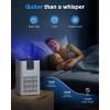 imageAir Purifiers for Home Large Room Up to 1250 FtMOOKA H13 HEPA Air Purifier for Pets Dust Odor SmokeAromatherapy FunctionAir Cleaner with 15dB Quiet Sleep Mode for Bedroom Office Living RoomWhiteWhite