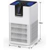 imageAir Purifiers for Home Large Room Up to 1250 FtMOOKA H13 HEPA Air Purifier for Pets Dust Odor SmokeAromatherapy FunctionAir Cleaner with 15dB Quiet Sleep Mode for Bedroom Office Living RoomWhiteWhite