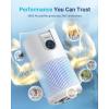 imageAir Purifiers for Home Large Room Up to 1500ft with Aromatherapy MOOKA HEPA Air Purifier for Bedroom Pets Kitchen Air Filter Cleaner for Wildfire Smoke Pollen Dust Dander Odor 15dB M03White