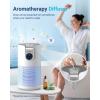 imageAir Purifiers for Home Large Room Up to 1500ft with Aromatherapy MOOKA HEPA Air Purifier for Bedroom Pets Kitchen Air Filter Cleaner for Wildfire Smoke Pollen Dust Dander Odor 15dB M03White