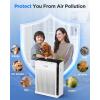 imageAir Purifiers for Home Large Room up to 2200ft MOOKA Air Purifier for Home Pets Bedroom with ECO Mode ampamp Fragrance HEPA Air Filter Cleaner for Pet Hair Dander Smoke Living Dorm Room Office M200L