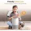 imageAir Purifiers for Home Large Rooms up to 1200ft MOOKA H13 True HEPA Air Purifier for Bedroom Pets with Fragrance Sponge Timer Air Filter Cleaner for Smoke Odor Dander Pollen WhiteWhite