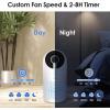 imageMOOKA Air Purifiers for Home Large Room up to 1095ft M02 ampamp Extra Filter H13 HEPA Filter Air Cleaner for Pets Bedroom Remove Smoke Dust Pollens Dander Room Air Purifier with Timer Lock 4 Modes
