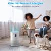 imageMOOKA BD02L Air Purifier Filter preinstalled ampamp 1 Pack Extra Official Certified Replacement Filter