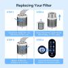 imageMOOKA BD03 Official Air Purifier Filter 3in1 True H13 HEPA Air Filter for Allergies Smoke Odor Dander Pollen BD03 1 Pack White