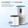 imageMOOKA BD03 Official Air Purifier Filter 3in1 True H13 HEPA Air Filter for Allergies Smoke Odor Dander Pollen BD03 1 Pack White