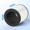 imageMOOKA BD03 Official Air Purifier Filter 3in1 True H13 HEPA Air Filter for Allergies Smoke Odor Dander Pollen BD03 1 Pack White