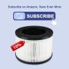 imageMOOKA Genuine True H13 HEPA Air Filters Replacement for M01 Purifier Removes Dust Smoke Odor Dander Pollen 1 Pack