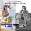 imageMOOKA Genuine True H13 HEPA Air Filters Replacement for M01 Purifier Removes Dust Smoke Odor Dander Pollen 1 Pack