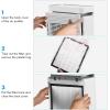 imageMOOKA H13 True HEPA Air Purifier Replacement Filter With Activated Carbon 4in1 For Large Room Filter Allergies Pollen Smoke Dust Pet Dander VOC1 Count white