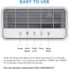 imageMOOKA H13 True HEPA Air Purifier Replacement Filter With Activated Carbon 4in1 For Large Room Filter Allergies Pollen Smoke Dust Pet Dander VOC1 Count white
