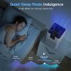 imageMOOKA M05 Air Purifier White Filter preinstalled ampamp 1 Pack Extra Official Certified Replacement FilterAir Purifiers for Home Large Room Up to 1250 Ft MOOKA H13 HEPA Air Purifier for Pets Dust