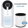 imageMOOKA Official Certified H13 True HEPA Air Filters Replacement Compatible with M02 Air Purifier 3stage Filtration Captures Dust Pollen Smoke Odors and Pet Dander 1 Pack1pack filter