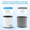 imageMOOKA Official Certified H13 True HEPA Replacement Filter Compatible with M03 Air Purifier 1 PACK