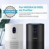 imageMOOKA Official Replacement HEPA Filter for BD02L Air Purifier 1PACK55 x 55 x 59 2PACK