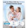 imageMOOKA Official Replacement HEPA Filter for M200L Air Purifier 1Pack