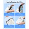 imageMOOKA Official Replacement HEPA Filter for M200L Air Purifier 1Pack