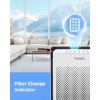 imageMOOKA Official Replacement HEPA Filter for M200L Air Purifier 1Pack