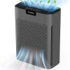 imageAir Purifiers for Home Large Room 2200 Ft with Washable Filters MOOKA HEPA Filter Pet Air Purifier for Bedroom with Fragrance Air Cleaner for Smoke Dust Pollen Pets Hair Odor KJ190L WhiteGrey