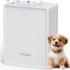 imageAir Purifiers for Home Large Room Up to 1300 Ft MOOKA HEPA Air Purifier for Home Pets with Washable PreFilter Fragrance Air Cleaner for Pet Hair Odor in Bedroom Dorm Room Office WhiteWhite