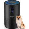 imageMOOKA Air Purifiers for Home Large Room up to 1076 ft H13 True HEPA Air Filter Cleaner Odor Eliminator Remove Smoke Dust Pollen Pet Dander Night LightAvailable for CaliforniaBlackBlack