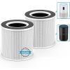 imageMOOKA Official Replacement HEPA Filter for BD02L Air Purifier 1PACK55 x 55 x 59 2PACK