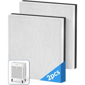 image2 Pack Replacement Filters Compatible with MOOKA HKB320F Air PurifierGenuine Washable PreFilter with Activated Carbon