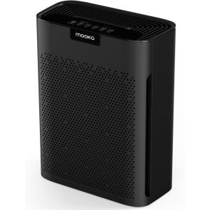 imageAir Purifiers for Home Large Room 2200 Ft with Washable Filters MOOKA HEPA Filter Pet Air Purifier for Bedroom with Fragrance Air Cleaner for Smoke Dust Pollen Pets Hair Odor KJ190L WhiteBlack