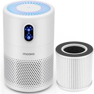 imageMOOKA BD02L Air Purifier Filter preinstalled ampamp 1 Pack Extra Official Certified Replacement Filter