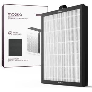 imageMOOKA Official Replacement HEPA Filter for M200L Air Purifier 1Pack
