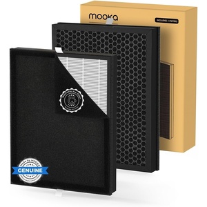 image:imageMOOKA Genuine HEPA Washable Filter Replacement for KJ190L KJ190H Air Purifier 3 Stage Filtration Removes Nearly All Pollen Dander Smoke Pet Hair Dust 2PACK
