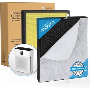 image:image2 Pack MOOKA PR1 Pet Mode Genuine Air Purifier Replacement Filter H13 True HEPA Air Purifiers for Home Large Room up to 2200sqft Removes Pollen Dander Smoke Pet Hair Dust